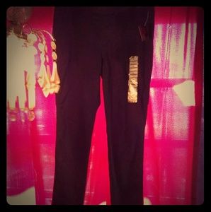 J.W Styles black straight leg pants